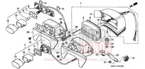 FEU ARRIERE CA125S de 1995